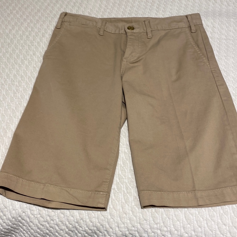 NWT Tory Burch Khaki Bermuda Chino Shorts. Never worn. Perfect condition.